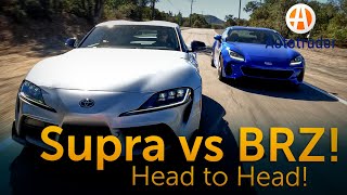 Subaru BRZ or Toyota Supra 4Cylinder Which Sports Car is Right for You [upl. by Caryl]