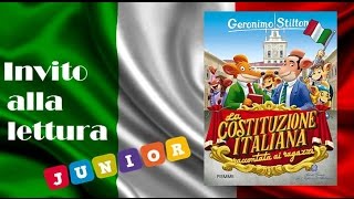 La COSTITUZIONE ITALIANA raccontata ai ragazzi  Geronimo Stilton AUDIOLIBRO E PDF GRATUITI [upl. by Yssac]