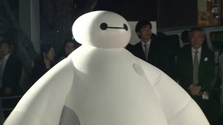 Big Hero 6 Baymax live character debut at Japan red carpet event [upl. by O'Driscoll]