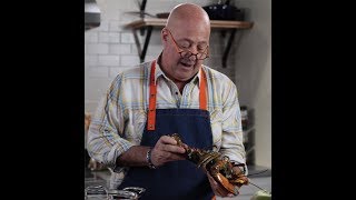 Andrew Zimmern Cooks How to Kill a Lobster [upl. by Selegna]