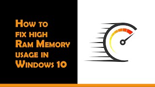 How to fix high Ram  Memory usage in Windows 10  Easy Method [upl. by Tonkin]