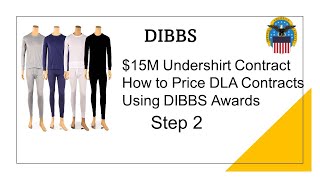 DIBBS  Pricing Your 15M DLA Undershirt Contracts in DIBBS Using Previous Awards [upl. by Eeleak]