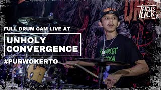 POURRITURE LIVE AT quot UNHOLY CONVERGENCE quot FULL DRUM CAM BY REDY HANAF [upl. by Adnol546]