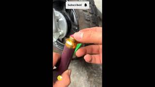 See the best solution for repairing a motorcycle tire shortsvideo tools diy hd [upl. by Annahsad125]