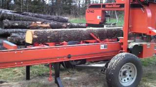 Bandsaw Portable Sawmill Demonstration [upl. by Anerat]