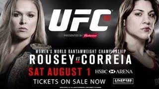 UFC 190 Ronda Rousey vs Correia Episode [upl. by Nnylrats]