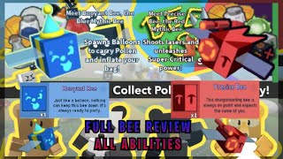 FULL MYTHIC BEE REVIEW BUOYANT BEE AND PRECISE BEE ROBLOX BEE SWARM SIMULATOR [upl. by Grubman918]