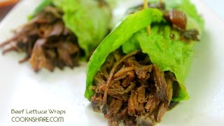 Slow Cooker Beef Lettuce Wraps  Episode 7 [upl. by Ender]