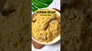 Lucknow Chicken Biryani In Pressure Cooker [upl. by Leirum]