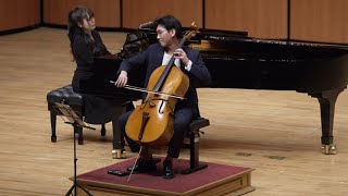 CFranck Violin Sonata in A Major arr Cello ver 1st 2nd 4th mov  Vc고준영 Pf박서현 [upl. by Oirotciv]