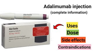 Abrilada 40mg  adalimumab 40mg injection [upl. by Brindle]