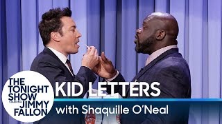 Kid Letters with Shaquille ONeal [upl. by Alemac]