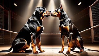 Rottweiler vs Doberman Unveiling the Ultimate Guard Dog for Family Protection [upl. by Nnaer]