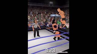 A flying claymore by MCINTYRE to Randy Orton WWE WRESTLINGEMPIRE DREWMCINTYRE CLAYMORE [upl. by Assirral]