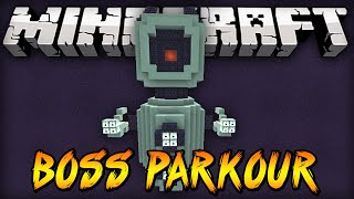 Minecraft BOSS PARKOUR Minecraft 18 Adventure Map wPrestonPlayz [upl. by Norvell852]