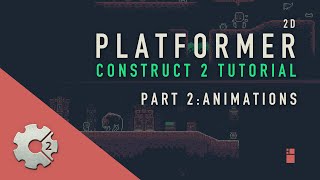 Part 02 Construct 2 Platformer Tutorial  Animations [upl. by Marelya]