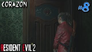 RESIDENT EVIL 2 REMAKE  CLAIRE  Llave Corazón y Llave Electrónica USB 8 [upl. by Wymore447]