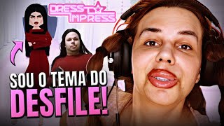 FUI TEMA no DESFILE do DRESS TO IMPRESS no Roblox 👠 [upl. by Karisa]