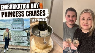 EMBARKATION Day Princess Cruises SKY PRINCESS Spain amp France  April 2024 [upl. by Elfrida207]