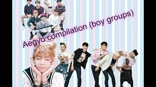 Aegyo Compilation Boy groups [upl. by Noseimaj]