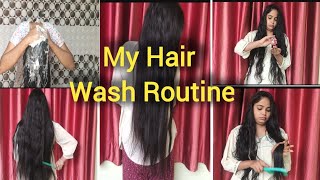 My weekly Hair Wash Routine  how I Wash My Hair hairwashroutineartinimesh9101haircare [upl. by Bum]