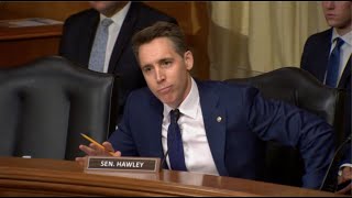 ‘You Are Lying Under Oath Senator Hawley Slams Archivist Nominee [upl. by Etireuqram]