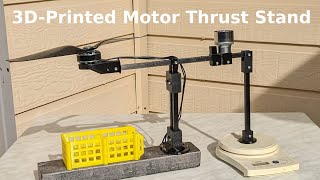 Thrust Stand for RC Motors 3D Printed [upl. by Eicarg843]