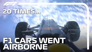 20 Times F1 Cars Went Airborne [upl. by Camroc]