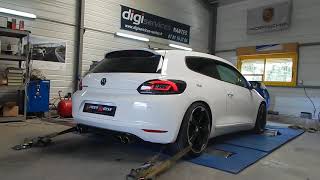 Volkswagen scirocco 14 tsi  Custom Exhaust [upl. by Veljkov567]