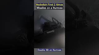 Humvee Hit Twice by Wire Guided Almas Missiles [upl. by Otsedom]