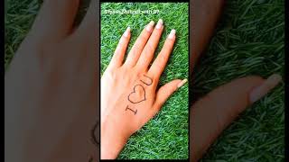 M❤B mehndi design mehndi cutemehndidesign henna hennadesign shortvideo2024 [upl. by Elwina]