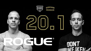 Rogue Iron Game  201 CrossFit Open Announcement [upl. by Yecrad]