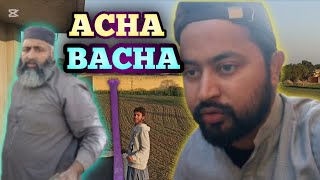 ACHA BACHA 😎Chachu ki help krwae Chini gum gae 😂daily vloging [upl. by Eimoan102]