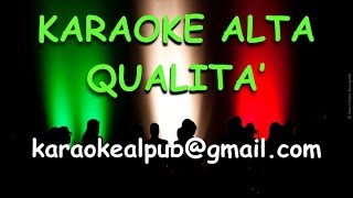 Modà Tappeto di fragole KARAOKE ALTA QUALITA [upl. by Neliac]