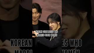 KOREAN CELEBRITIES WHO MARRIED OLDER WOMEN🥰youtubeshorts shorts older [upl. by Fairman995]