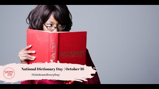 National Dictionary Day  October 16 [upl. by Eanel]