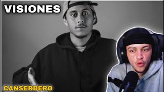 CANSERBERO  VISIONES🤯 video reacción [upl. by Gimble]