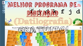 Melhor Programa de Digitação Datilografia Gratuito [upl. by Anilatak]