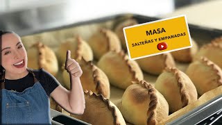 MASA PARA EMPANADA  SALTEÑA 🇧🇴 DOUGH RECIPE 57 [upl. by Ryder]