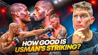 Can Usman Strike With Leon Edwards Breaking down Usman vs Covington 2 [upl. by Snah]