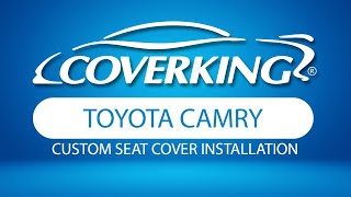 How to Install 19921996 Toyota Camry Custom Seat Covers  COVERKING® [upl. by Brebner]