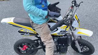 X pro 40cc minibike [upl. by Sedgewinn]