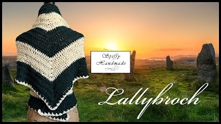 The Lallybroch Crochet Shawl Tutorial Easy beautiful and size inclusive lionbrandyarn [upl. by Riatsala]