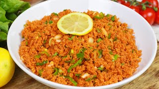 Bestes Kisir Rezept I Türkischer Bulgur Salat [upl. by Acinoev104]