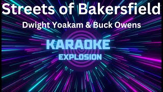 Streets of Bakersfield  Karaoke  Dwight Yoakam amp Buck Owens karaoke [upl. by Orms]