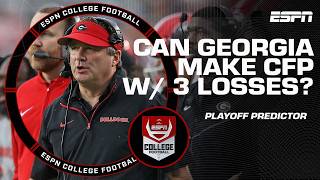 Could a 3loss Georgia team still make the College Football Playoff  Rankings Reaction [upl. by Brunell]