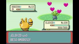 POKEMON EMERALD  ELEKID  BESO AMOROSO  LOVELY KISS [upl. by Rentschler424]