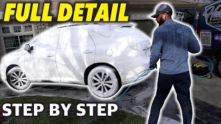 How I Do My Full Detail Step by Step  Hunters Mobile Detailing [upl. by Sikes]