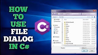 OpenFileDialog in c  C OpenFileDialog  How to use Open File Dialog in c [upl. by Chaworth]