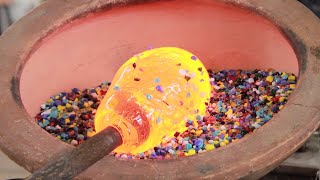 THE STUNNING ART OF HAND BLOWN MEXICAN GLASS PITCHERS [upl. by Ztirf]